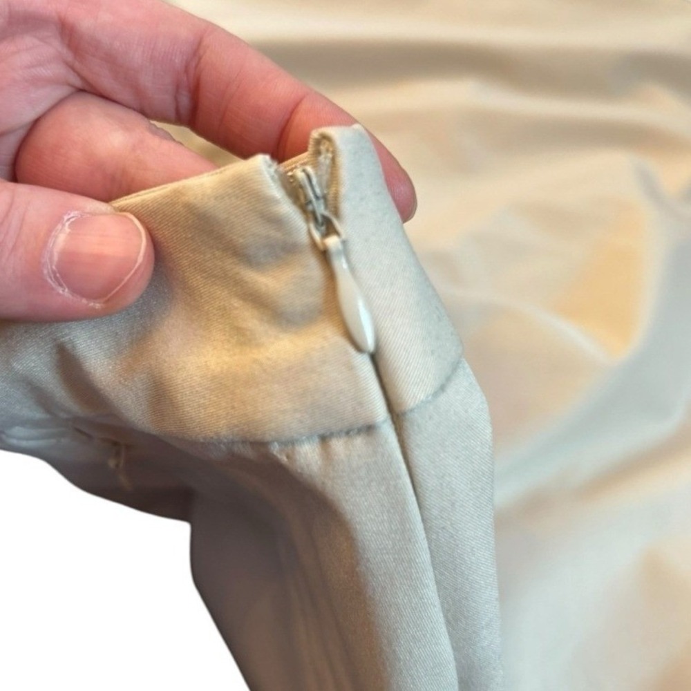 Callaway Pleated Golf Skort 10 Beige Sporty Tennis Pickleball Zip Pockets Preppy - Picture 7 of 11